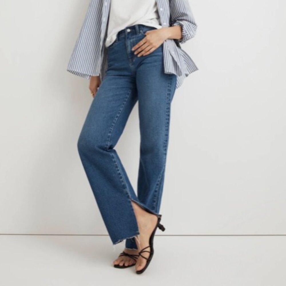 MADEWELL Baggy Straight Jean Penton Wash EUC